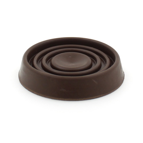FERCAISH 4-Pack Furniture Wheel Caster Cups – Rubber Non-Slip Floor Protectors, Round Foot Mats With Strong Grip, 1.73" Inner Diameter X 2.48" Outer Diameter X 0.7" Height – For Cribs, Chairs, Sofas, And Wheelchairs